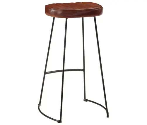 Bāra Krēsli, 2 Gab., Tumši Brūni, 44X37,5X78 Cm Vidaxl