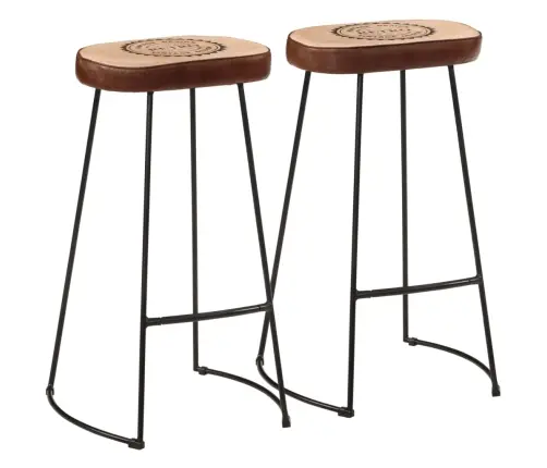 Baaritoolid 2 Tk, Tumepruun, 44 X 37,5 X 78 Cm