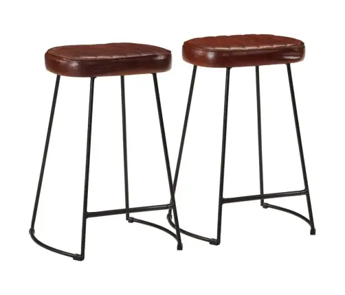 Bāra Krēsli, 2 Gab., Tumši Brūni, 41X29X62 Cm Vidaxl