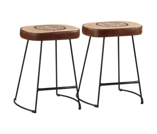 Baaritoolid 2 Tk, Tumepruun, 40 X 29,5 X 53 Cm