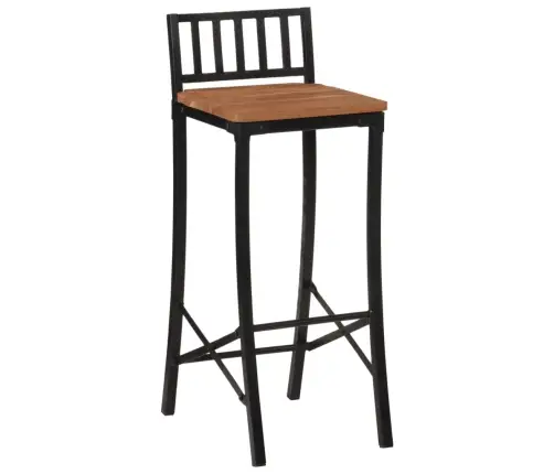 Bāra Krēsli, 2 Gab., Akācijas Masīvkoks Vidaxl