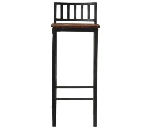 Bāra Krēsli, 4 Gab., Pārstrādāts Masīvkoks Vidaxl