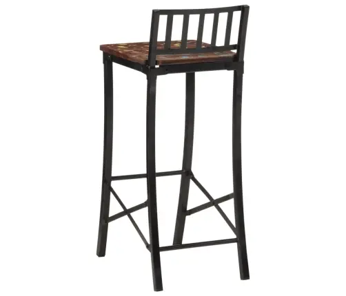 Bāra Krēsli, 4 Gab., Pārstrādāts Masīvkoks Vidaxl