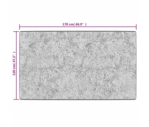 Kilimas, Antracito Spalvos, 120X170cm Neslystantis, Plaunamas