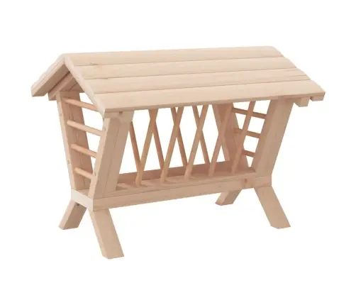 Küüliku Heinasõim, 44X33X33 cm Nulupuit