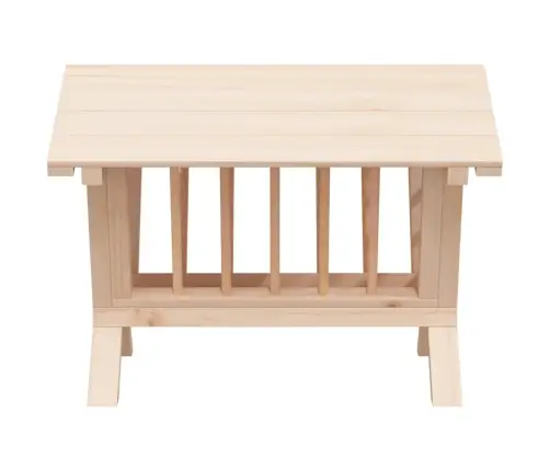 Küüliku Heinasõim, 44X33X33 cm Nulupuit