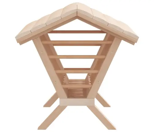 Küüliku Heinasõim, 44X33X33 cm Nulupuit