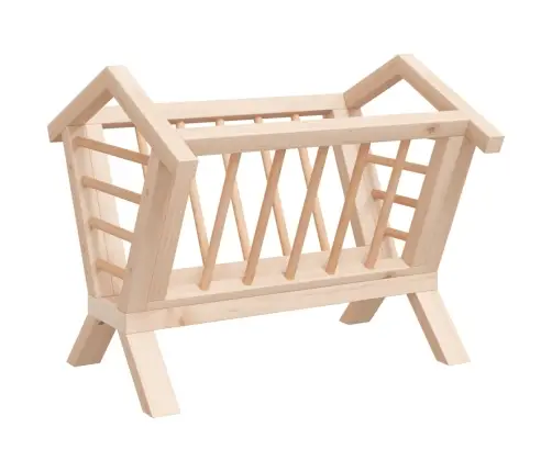 Küüliku Heinasõim, 44X33X33 cm Nulupuit