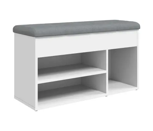 Apavu Skapītis, Balts, 82X32X45,5 Cm, Inženierijas Koks Vidaxl