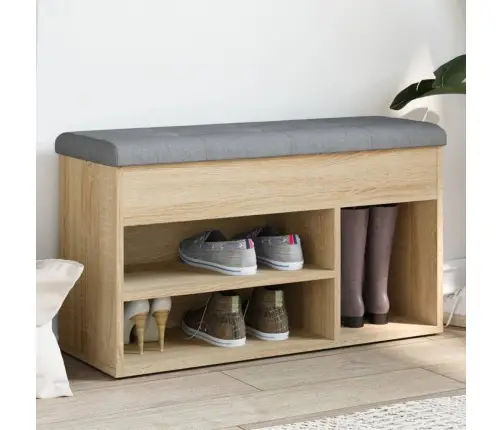 Apavu Skapītis, Ozola Krāsa, 82X32X45,5 Cm, Inženierijas Koks Vidaxl