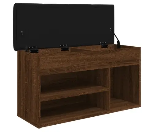 Batų Suoliukas, Rudas Ąžuolo, 82X32X45,5cm Apdirbta Mediena