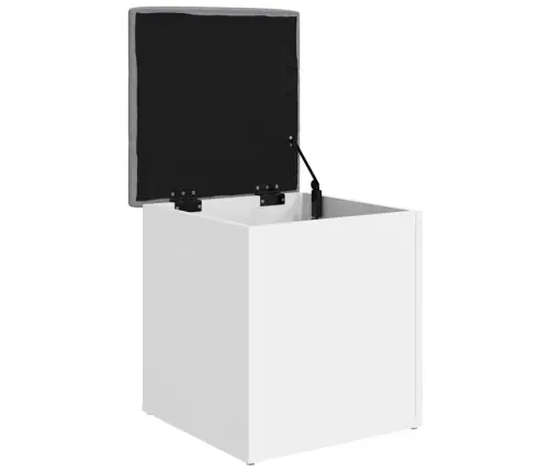 Hoiupink, Valge, 42 X 42 X 45 cm Töödeldud Puit