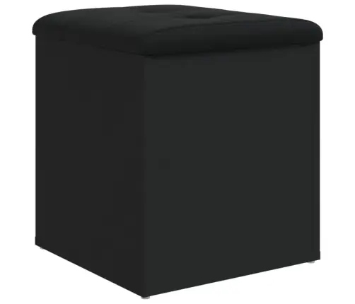 Uzglabāšanas Sols, Melns, 42X42X45 Cm, Inženierijas Koks Vidaxl