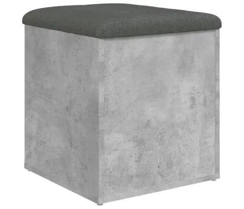 Uzglabāšanas Sols, Betona Pelēks, 42X42X45Cm, Inženierijas Koks Vidaxl