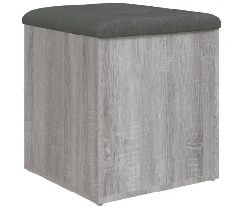 Uzglabāšanas Sols, Pelēks, 42X42X45 Cm, Inženierijas Koks Vidaxl