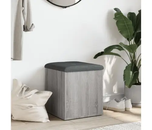 Uzglabāšanas Sols, Pelēks, 42X42X45 Cm, Inženierijas Koks Vidaxl