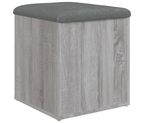 Uzglabāšanas Sols, Pelēks, 42X42X45 Cm, Inženierijas Koks Vidaxl