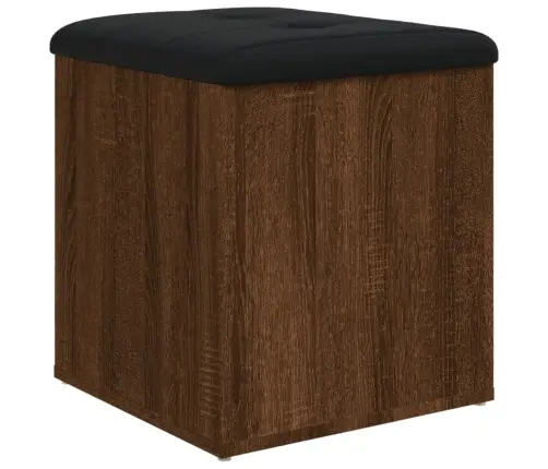 Suoliukas-Daiktadėžė, Rudas, 42X42X45cm Apdirbta Mediena