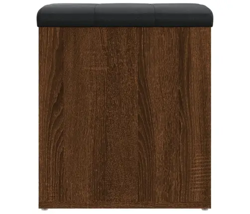 Suoliukas-Daiktadėžė, Rudas, 42X42X45cm Apdirbta Mediena