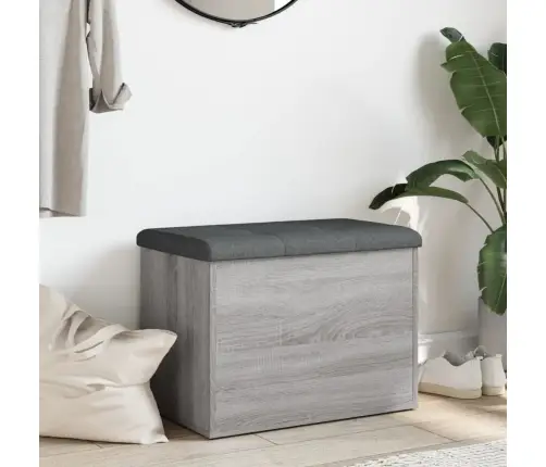 Uzglabāšanas Sols, Pelēks, 62X42X45 Cm, Inženierijas Koks Vidaxl