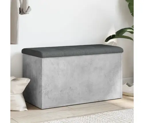 Uzglabāšanas Sols, Betona Pelēks, 82X42X45Cm, Inženierijas Koks Vidaxl