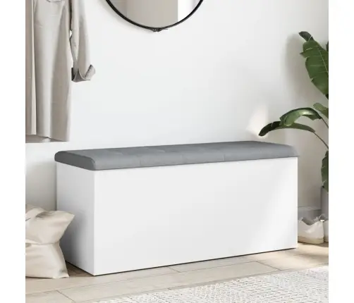 Suoliukas Daiktadėžei, Baltas, 102X42X45cm Inžinerinė Mediena