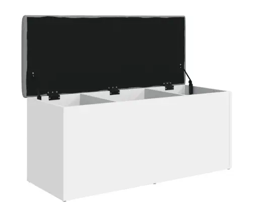 Suoliukas Daiktadėžei, Baltas, 102X42X45cm Inžinerinė Mediena