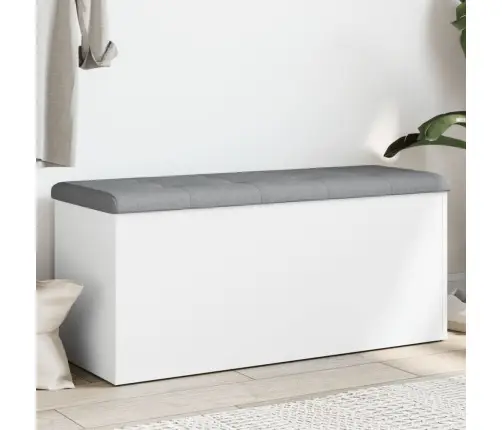 Suoliukas Daiktadėžei, Baltas, 102X42X45cm Inžinerinė Mediena