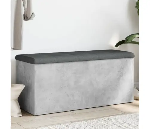 Suoliukas-Daiktadėžė, Betono, 102X42X45cm Apdirbta Mediena