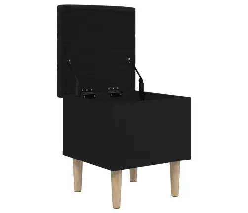 Hoiupink, Must, 42 X 42 X 46 cm Tehispuit