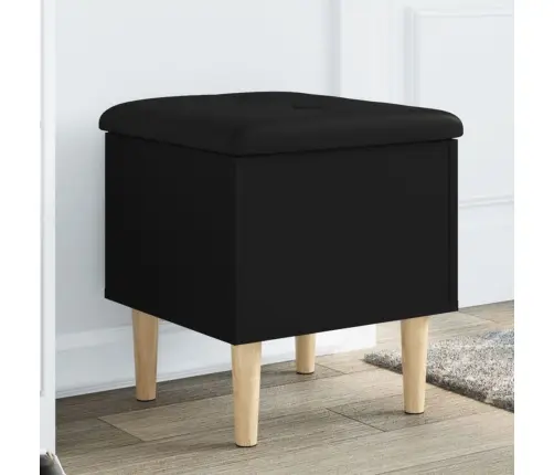 Hoiupink, Must, 42 X 42 X 46 cm Tehispuit