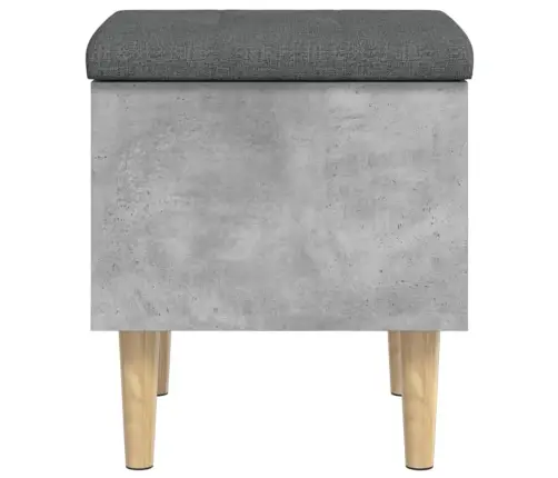 Uzglabāšanas Sols, Betona Pelēks, 42X42X46Cm, Inženierijas Koks Vidaxl