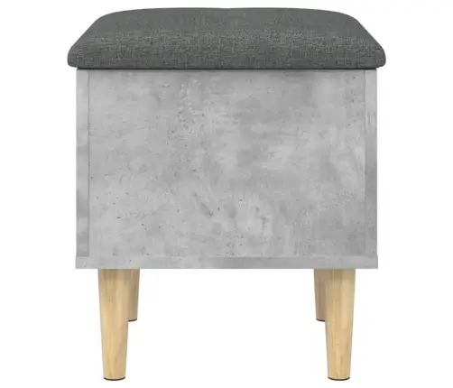 Uzglabāšanas Sols, Betona Pelēks, 42X42X46Cm, Inženierijas Koks Vidaxl