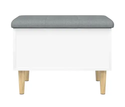 Suoliukas-Daiktadėžė, Baltas, 62X42X46cm Apdirbta Mediena