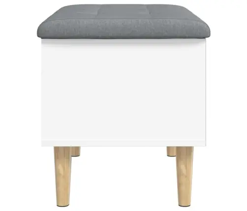 Suoliukas-Daiktadėžė, Baltas, 62X42X46cm Apdirbta Mediena