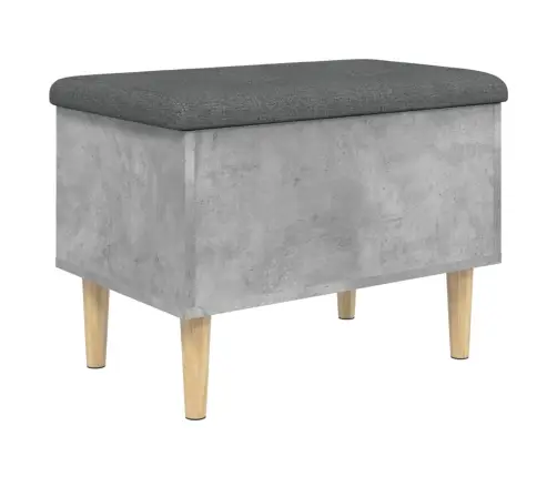 Uzglabāšanas Sols, Betona Pelēks, 62X42X46Cm, Inženierijas Koks Vidaxl