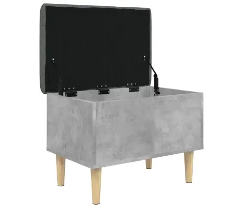 Uzglabāšanas Sols, Betona Pelēks, 62X42X46Cm, Inženierijas Koks Vidaxl