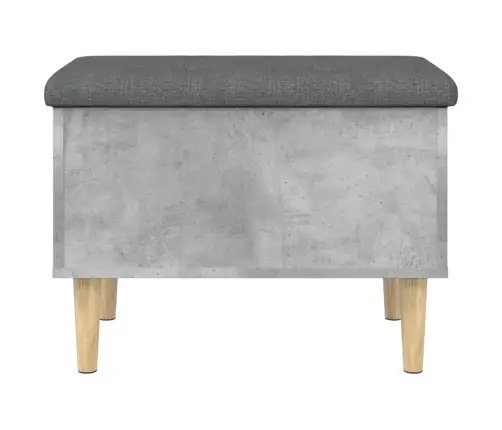 Uzglabāšanas Sols, Betona Pelēks, 62X42X46Cm, Inženierijas Koks Vidaxl