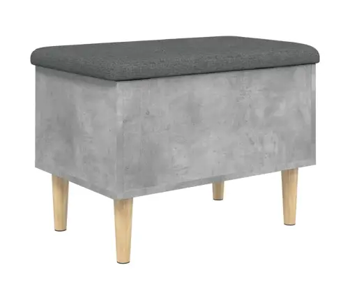 Uzglabāšanas Sols, Betona Pelēks, 62X42X46Cm, Inženierijas Koks Vidaxl