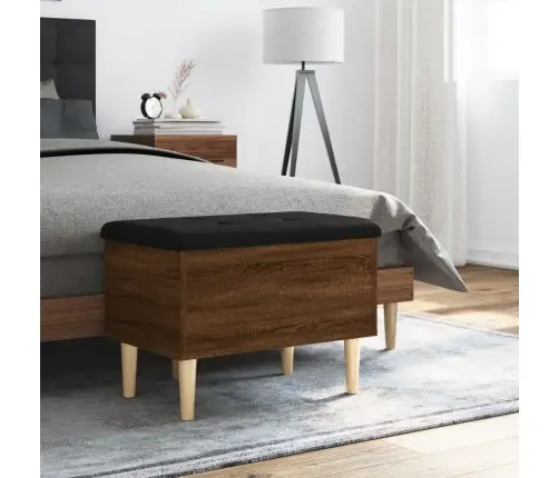 Suoliukas-Daiktadėžė, Rudas, 62X42X46cm Apdirbta Mediena