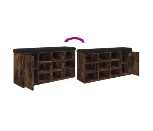 Apavu Skapītis, Koka Krāsa, 102X32X50 Cm, Inženierijas Koks Vidaxl