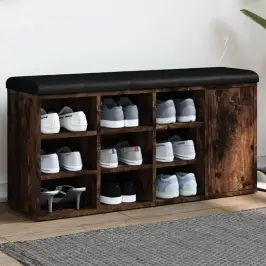 Apavu Skapītis, Koka Krāsa, 102X32X50 Cm, Inženierijas Koks Vidaxl