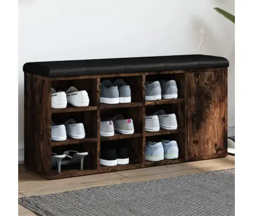 Apavu Skapītis, Koka Krāsa, 102X32X50 Cm, Inženierijas Koks Vidaxl