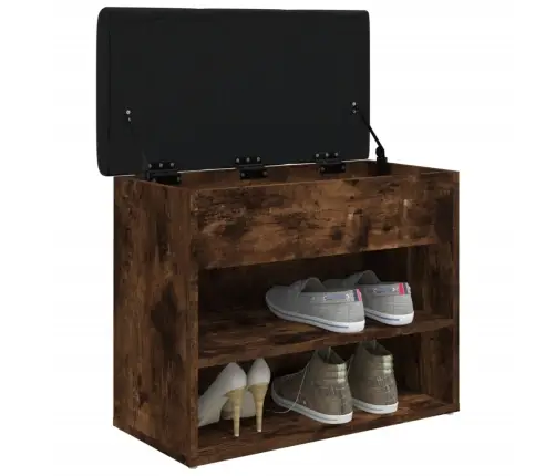 Apavu Skapītis, Koka Krāsa, 62X32X50 Cm, Inženierijas Koks Vidaxl