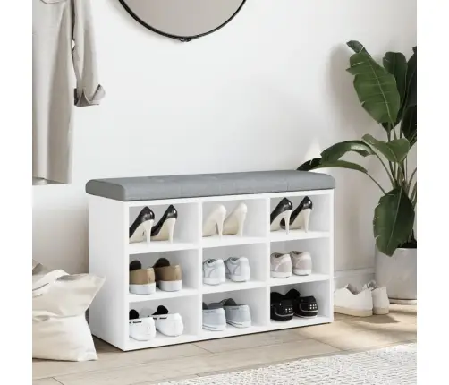 Apavu Skapītis, Balts, 82X32X50 Cm, Inženierijas Koks Vidaxl