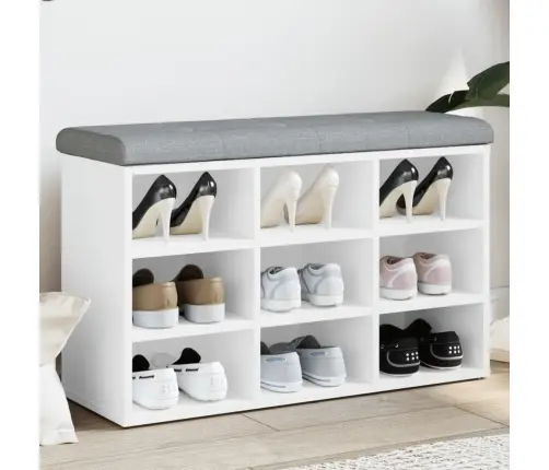 Apavu Skapītis, Balts, 82X32X50 Cm, Inženierijas Koks Vidaxl