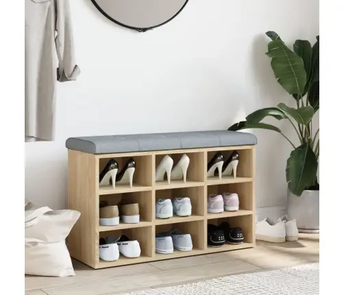 Apavu Skapītis, Ozolkoka Krāsa, 82X32X50 Cm, Inženierijas Koks Vidaxl