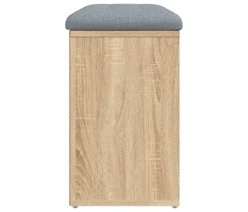 Batų Suolas, Sonoma Ąžuolo Spalvos, 82X32X50cm Inžinerinė Mediena