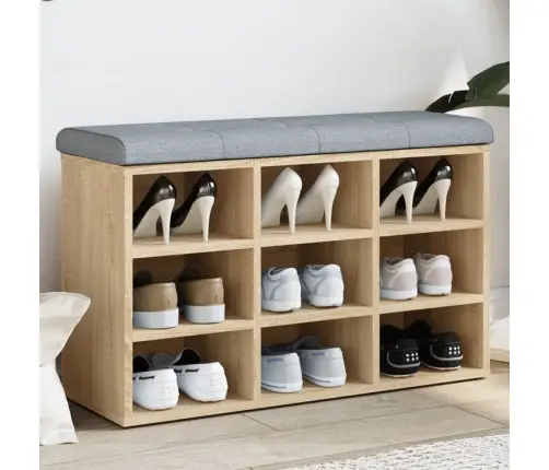 Apavu Skapītis, Ozolkoka Krāsa, 82X32X50 Cm, Inženierijas Koks Vidaxl