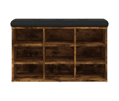 Batų Suoliukas, Dūminio Ąžuolo, 82X32X50cm Apdirbta Mediena